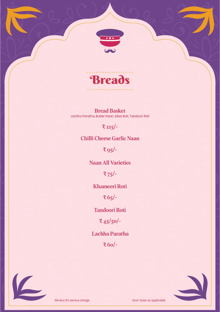 Bar Menu 9